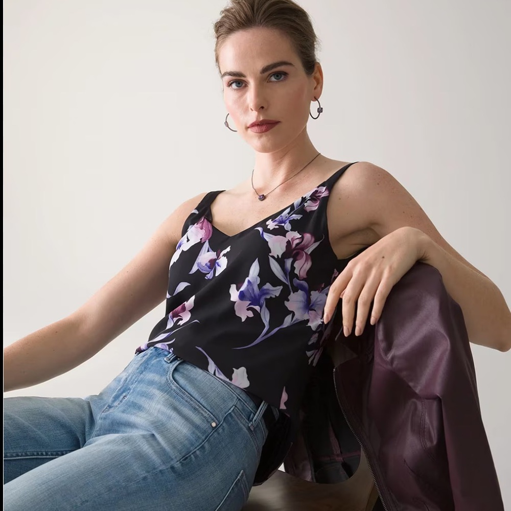 Floral reversible cami